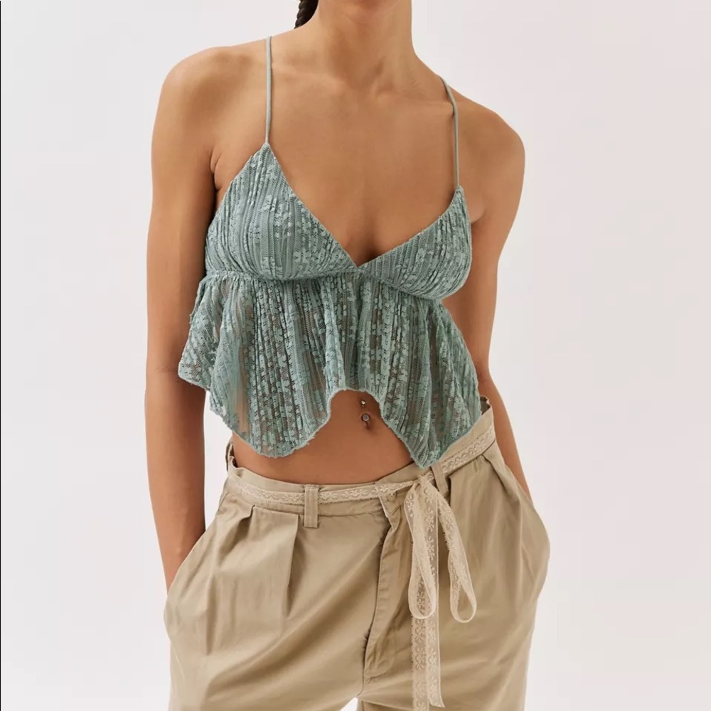 UO Tabatha Lace Babydoll Cami
